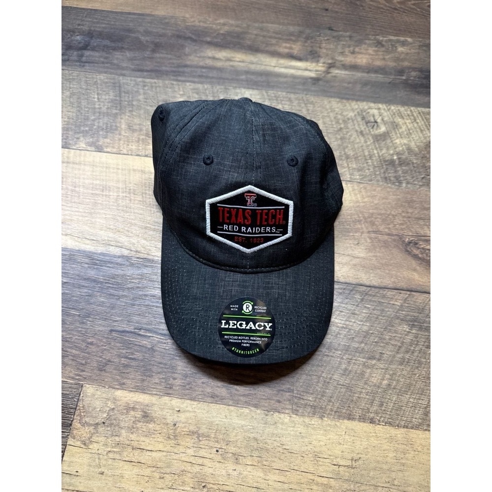 Legacy Texas Tech Red Raiders Reclaim Recycled Performance Adjustable Hat Black‎